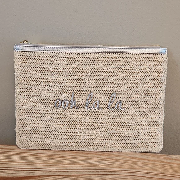 Katie Loxton Bags Katie Loxton Straw Ooh La La Clutchpouch Poshmark